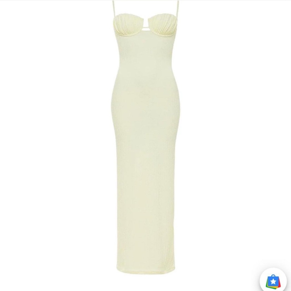 Elegant Cream Maxi Dress